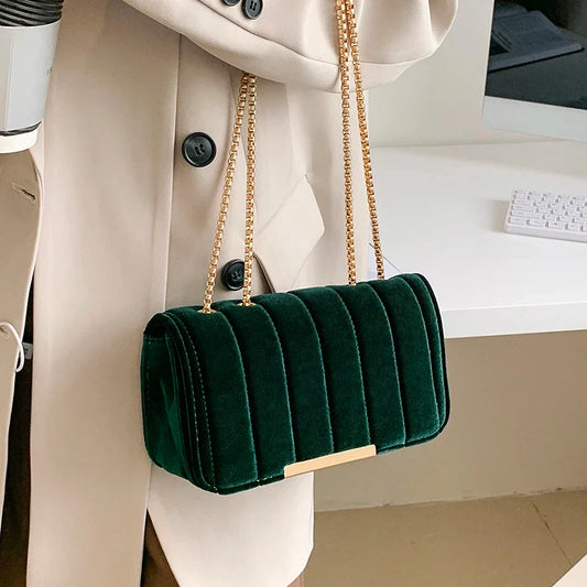 Sophia Velveteen Handbag