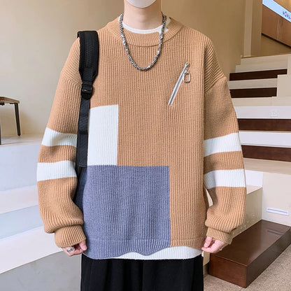 City Patchwork Sweater
