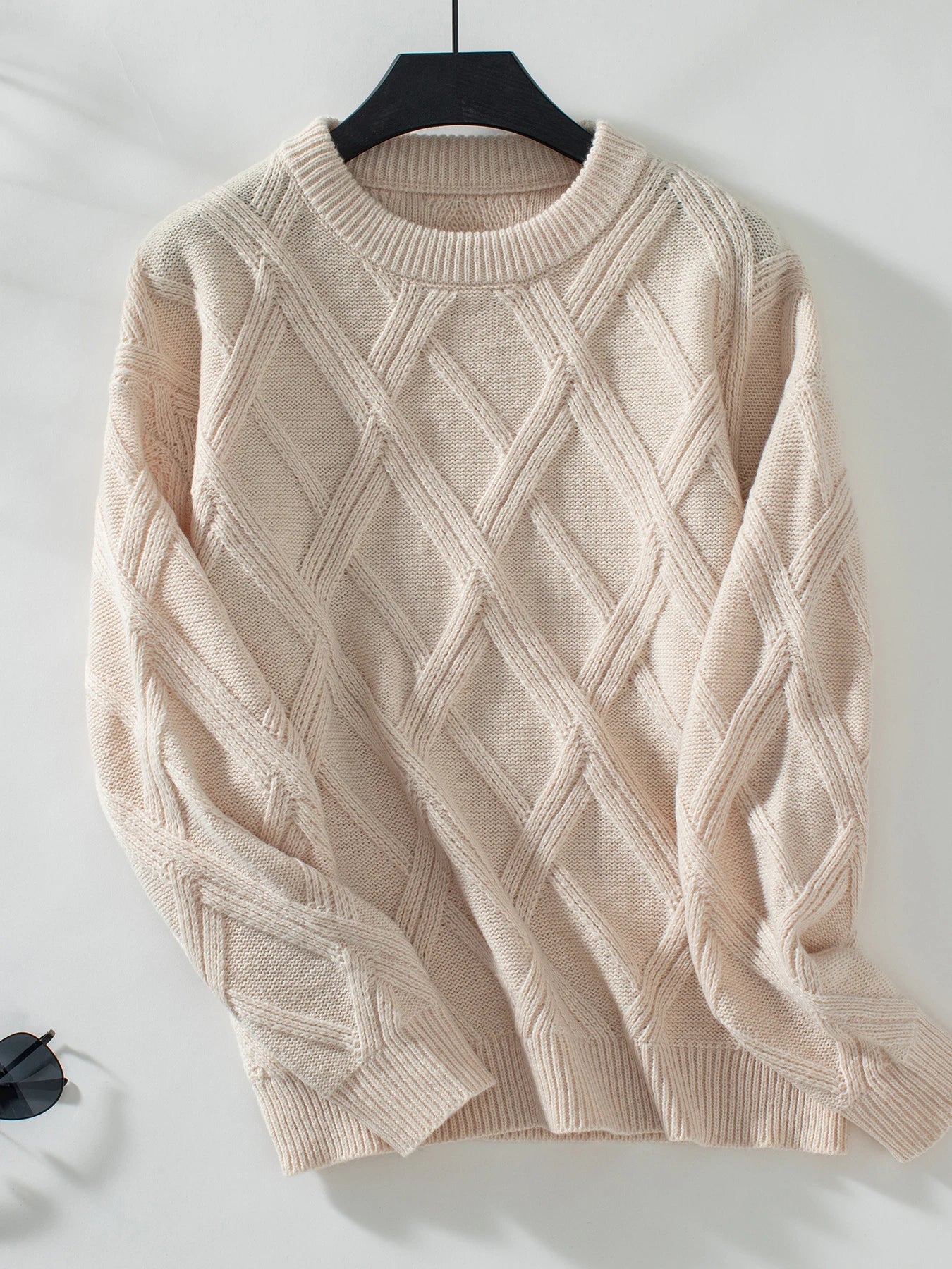 Aveline Diamond Knit Sweater