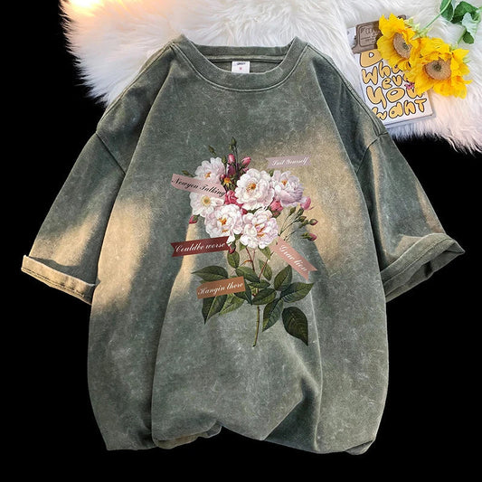 Blossom Soft Oversized Tee