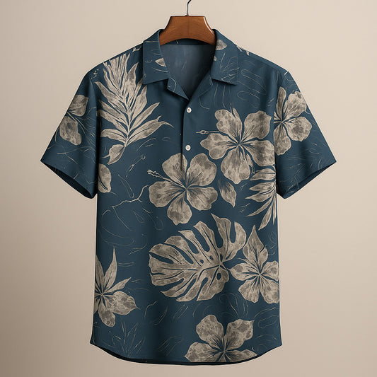 Sandro Tropical Print Shirt