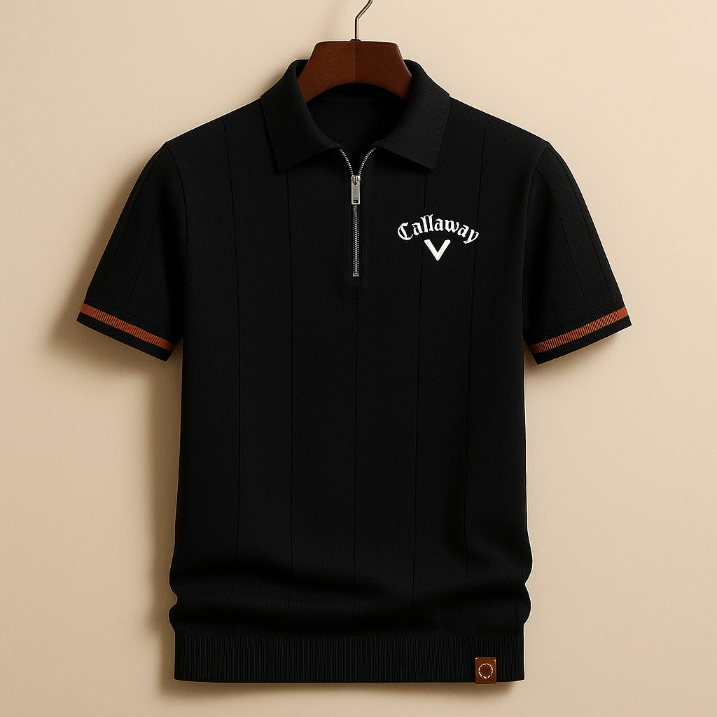 Callaway Zip Knit Polo – Harper & Cole